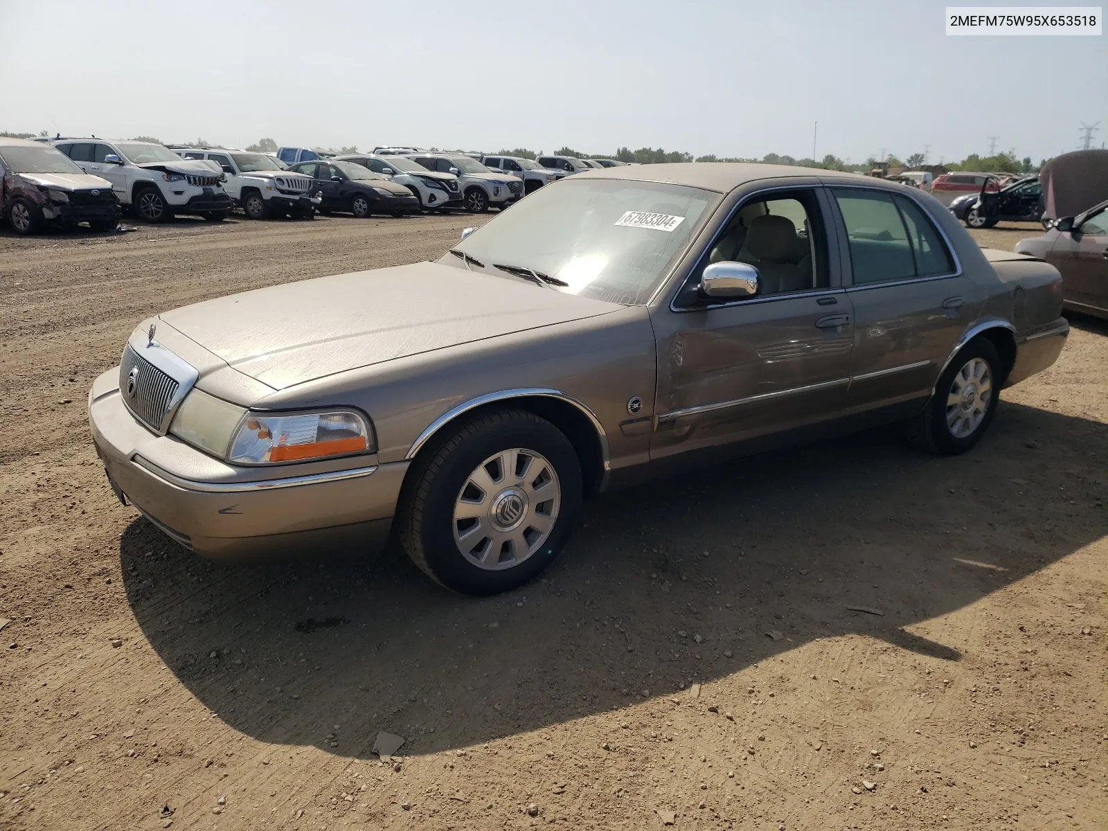 2005 Mercury Grand Marquis Ls VIN: 2MEFM75W95X653518 Lot: 67983304