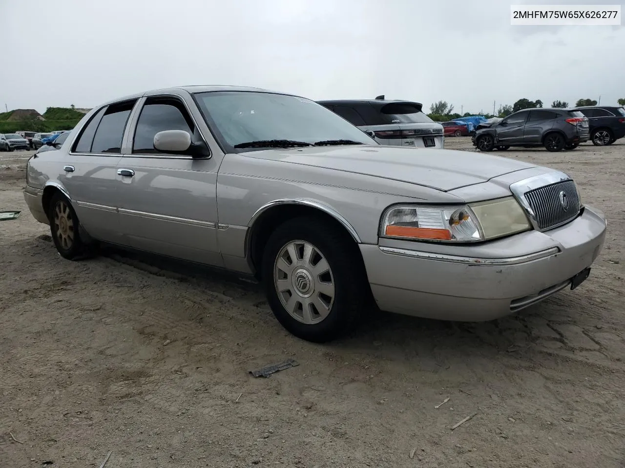 2005 Mercury Grand Marquis Ls VIN: 2MHFM75W65X626277 Lot: 69609294