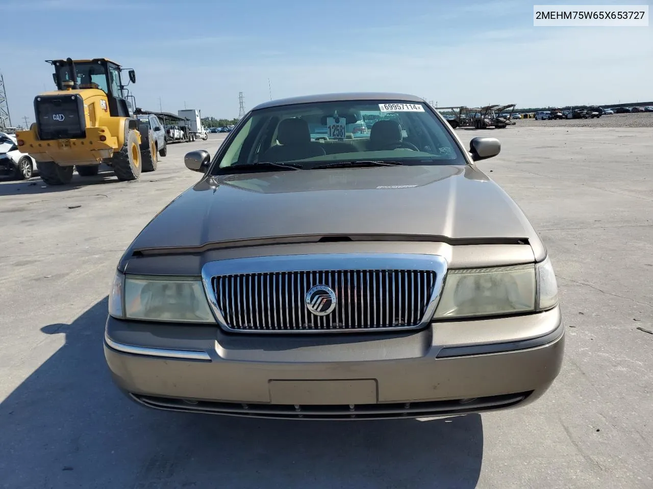 2005 Mercury Grand Marquis Ls VIN: 2MEHM75W65X653727 Lot: 69957114