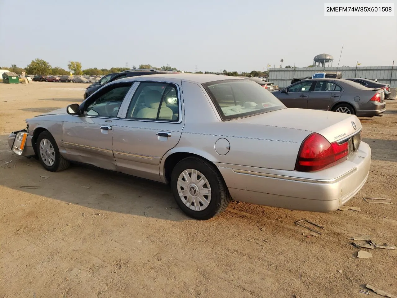 2005 Mercury Grand Marquis Gs VIN: 2MEFM74W85X601508 Lot: 71253614