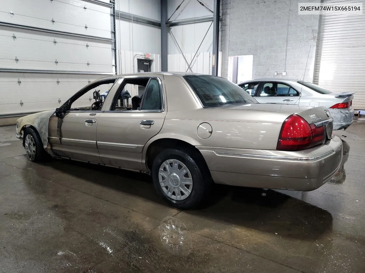 2005 Mercury Grand Marquis Gs VIN: 2MEFM74W15X665194 Lot: 73801444