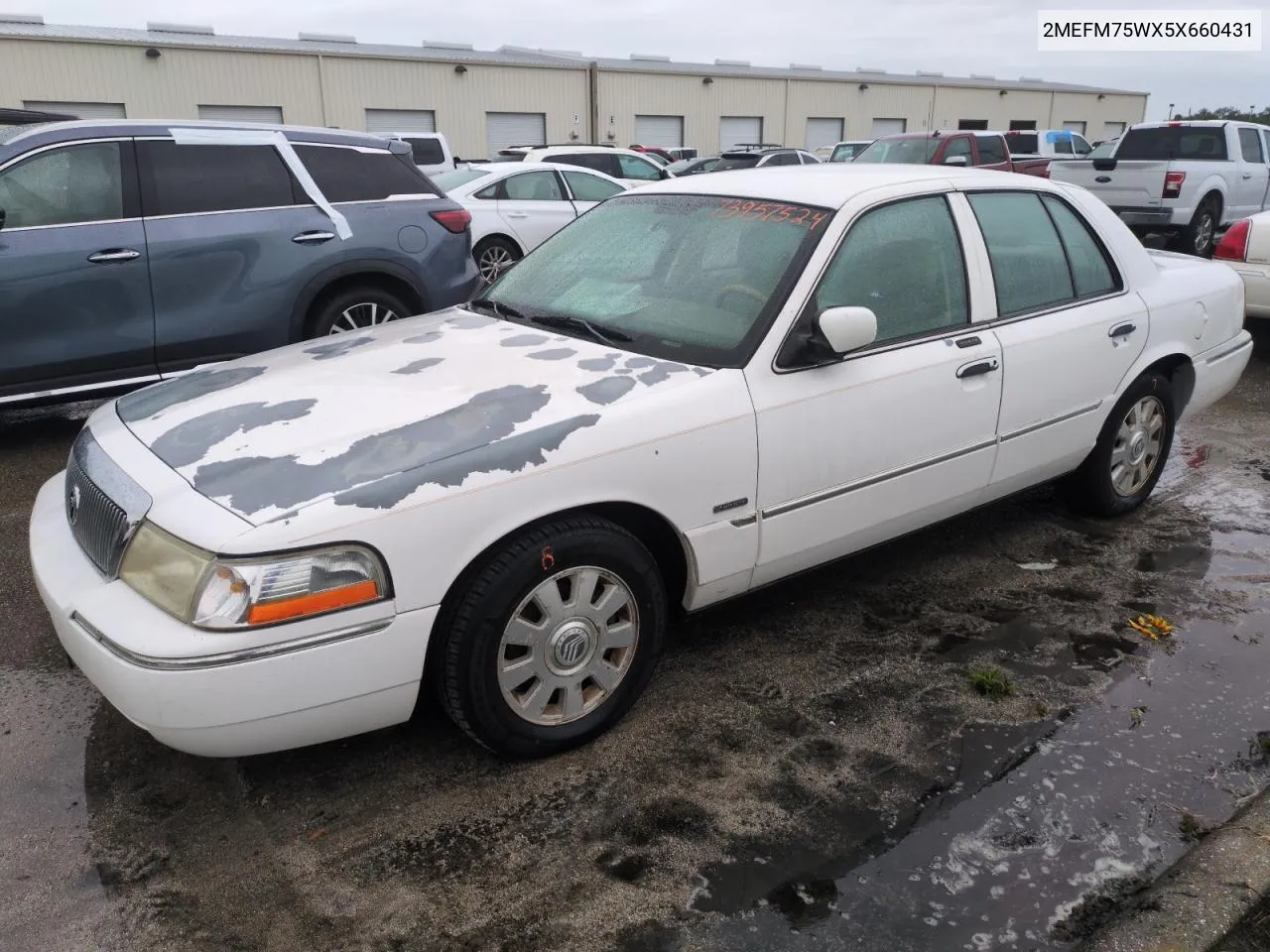 2005 Mercury Grand Marquis Ls VIN: 2MEFM75WX5X660431 Lot: 73957524