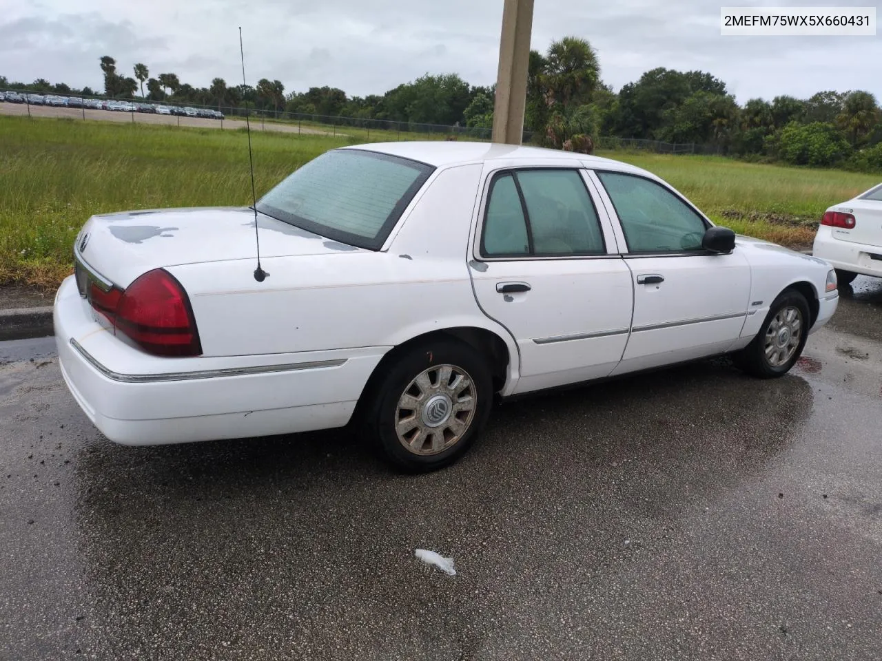 2005 Mercury Grand Marquis Ls VIN: 2MEFM75WX5X660431 Lot: 73957524