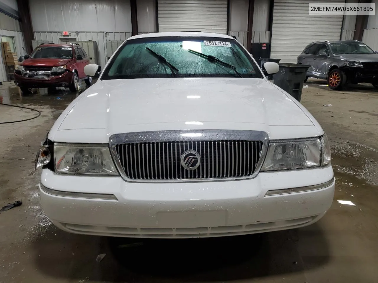 2005 Mercury Grand Marquis Gs VIN: 2MEFM74W05X661895 Lot: 75527114