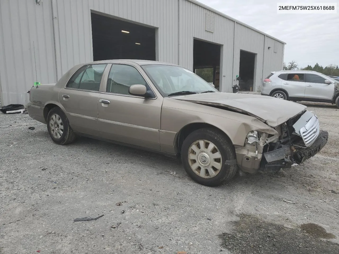 2005 Mercury Grand Marquis Ls VIN: 2MEFM75W25X618688 Lot: 75886064