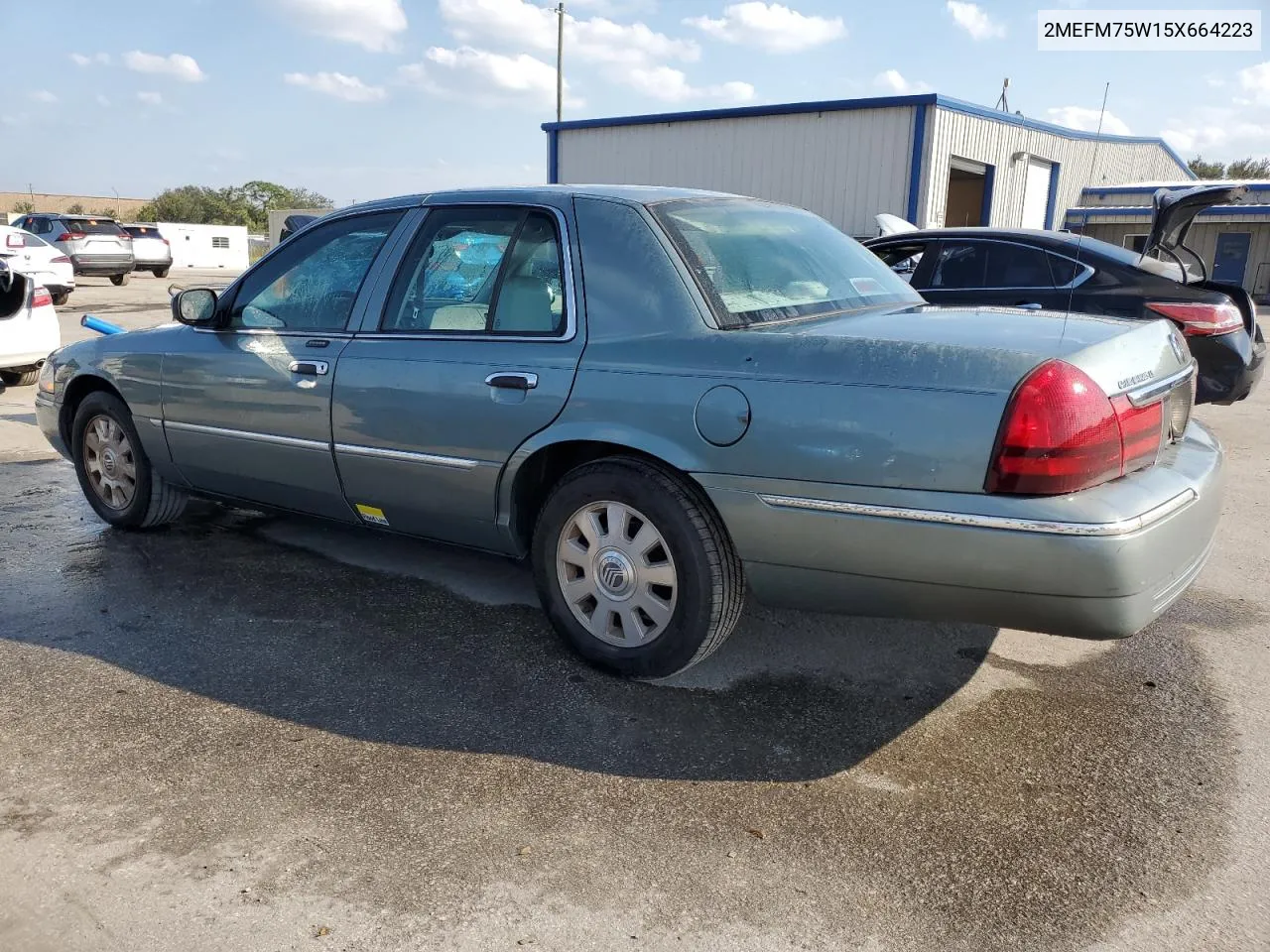 2005 Mercury Grand Marquis Ls VIN: 2MEFM75W15X664223 Lot: 76066154