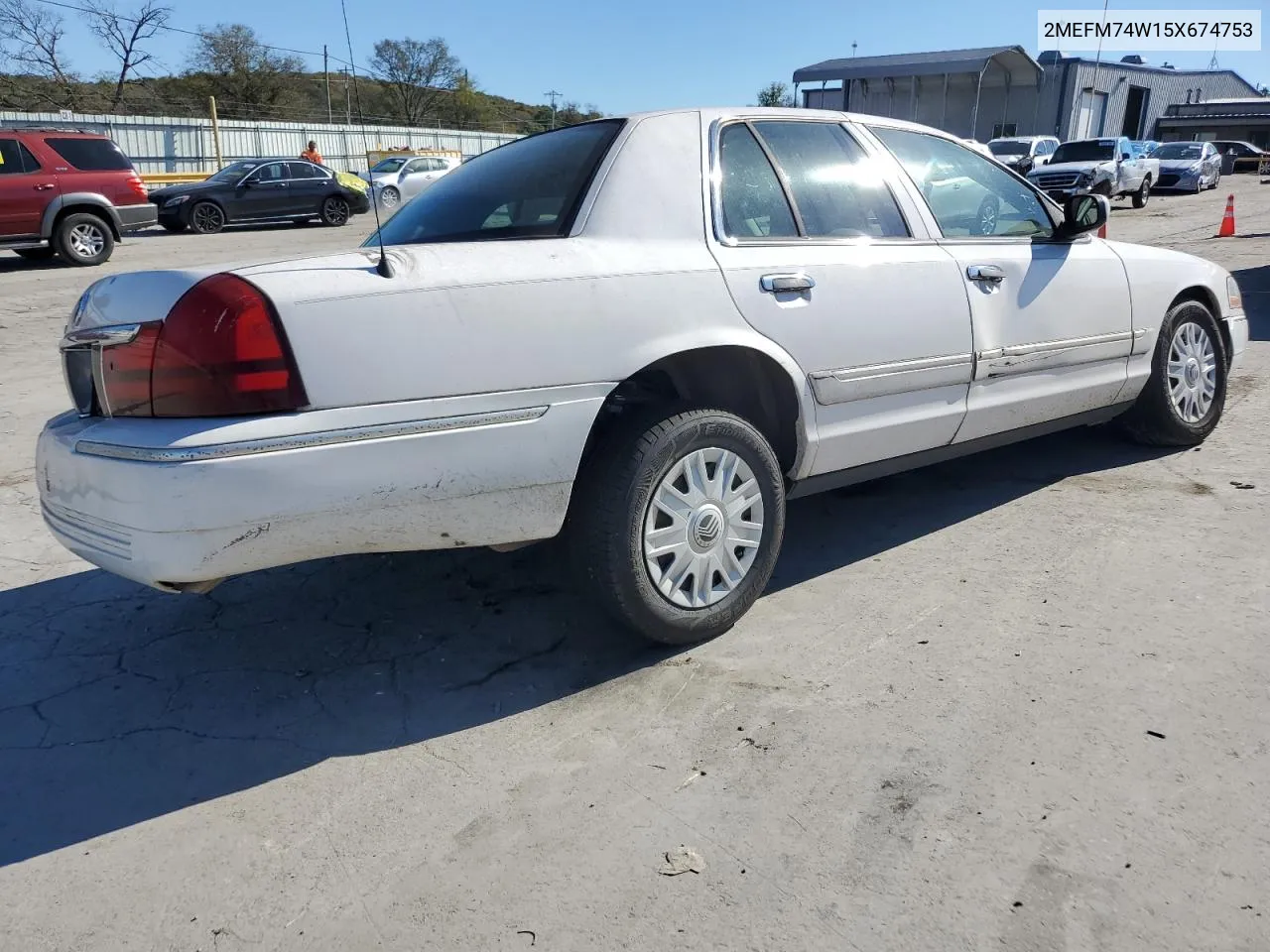 2005 Mercury Grand Marquis Gs VIN: 2MEFM74W15X674753 Lot: 76546714