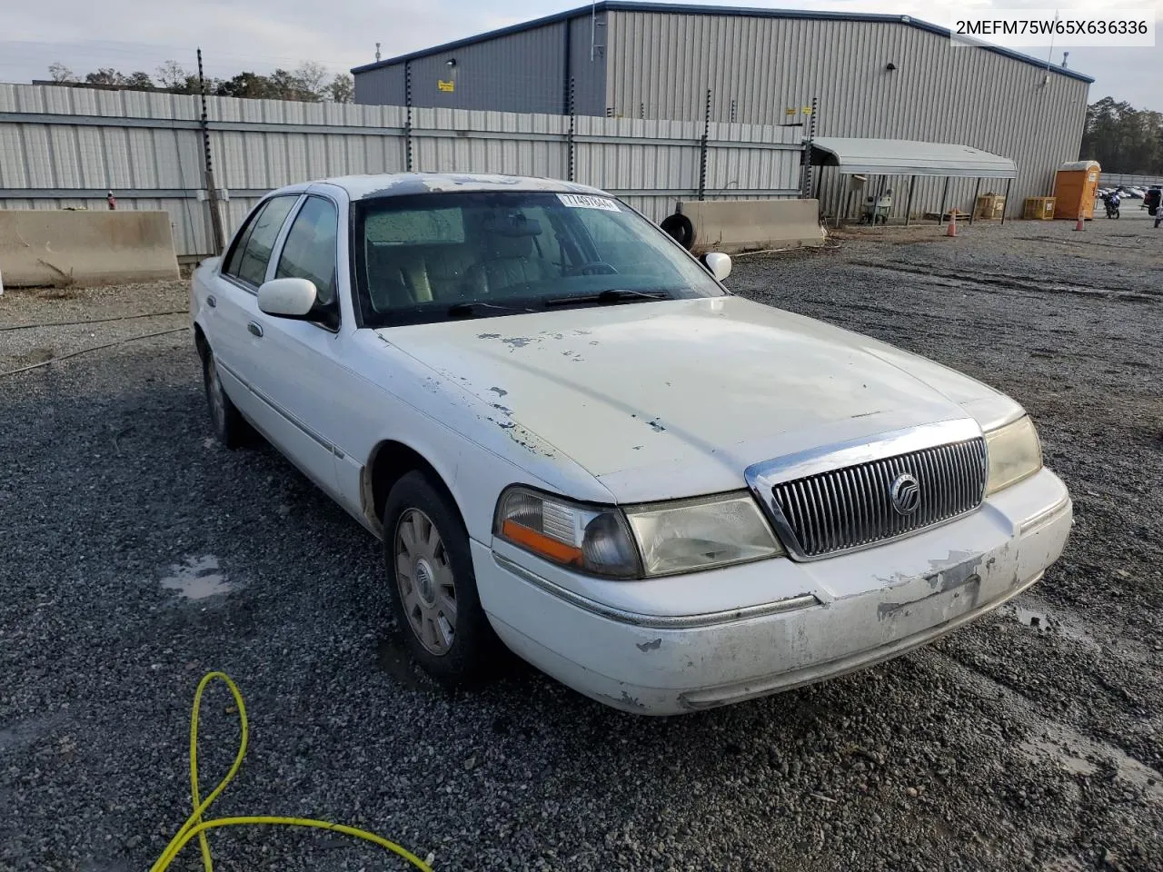 2005 Mercury Grand Marquis Ls VIN: 2MEFM75W65X636336 Lot: 77497844