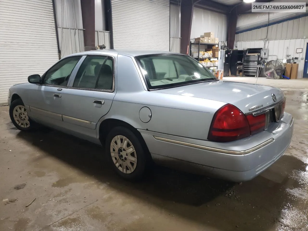 2005 Mercury Grand Marquis Gs VIN: 2MEFM74W55X606827 Lot: 78996504