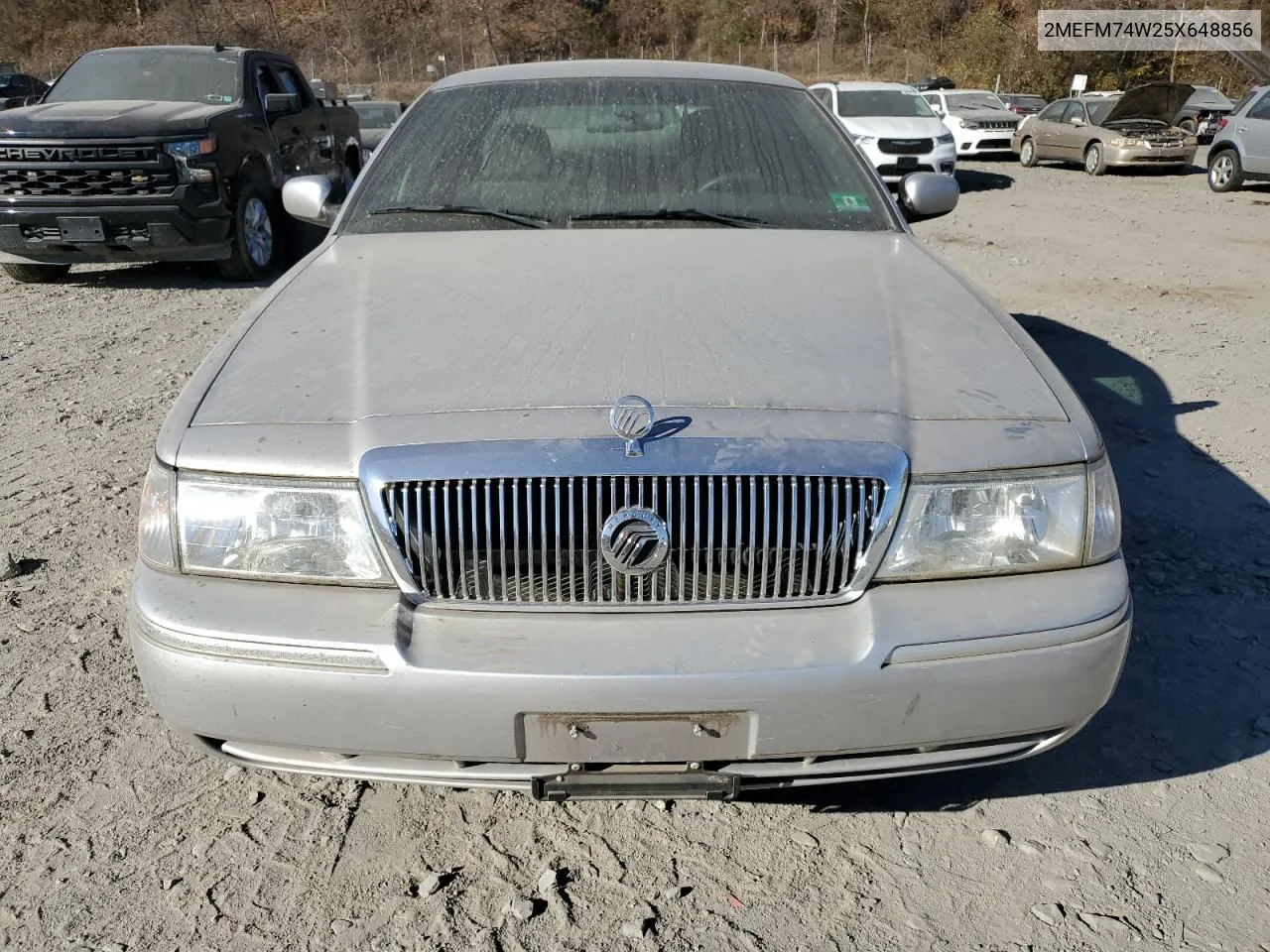 2005 Mercury Grand Marquis Gs VIN: 2MEFM74W25X648856 Lot: 79836344