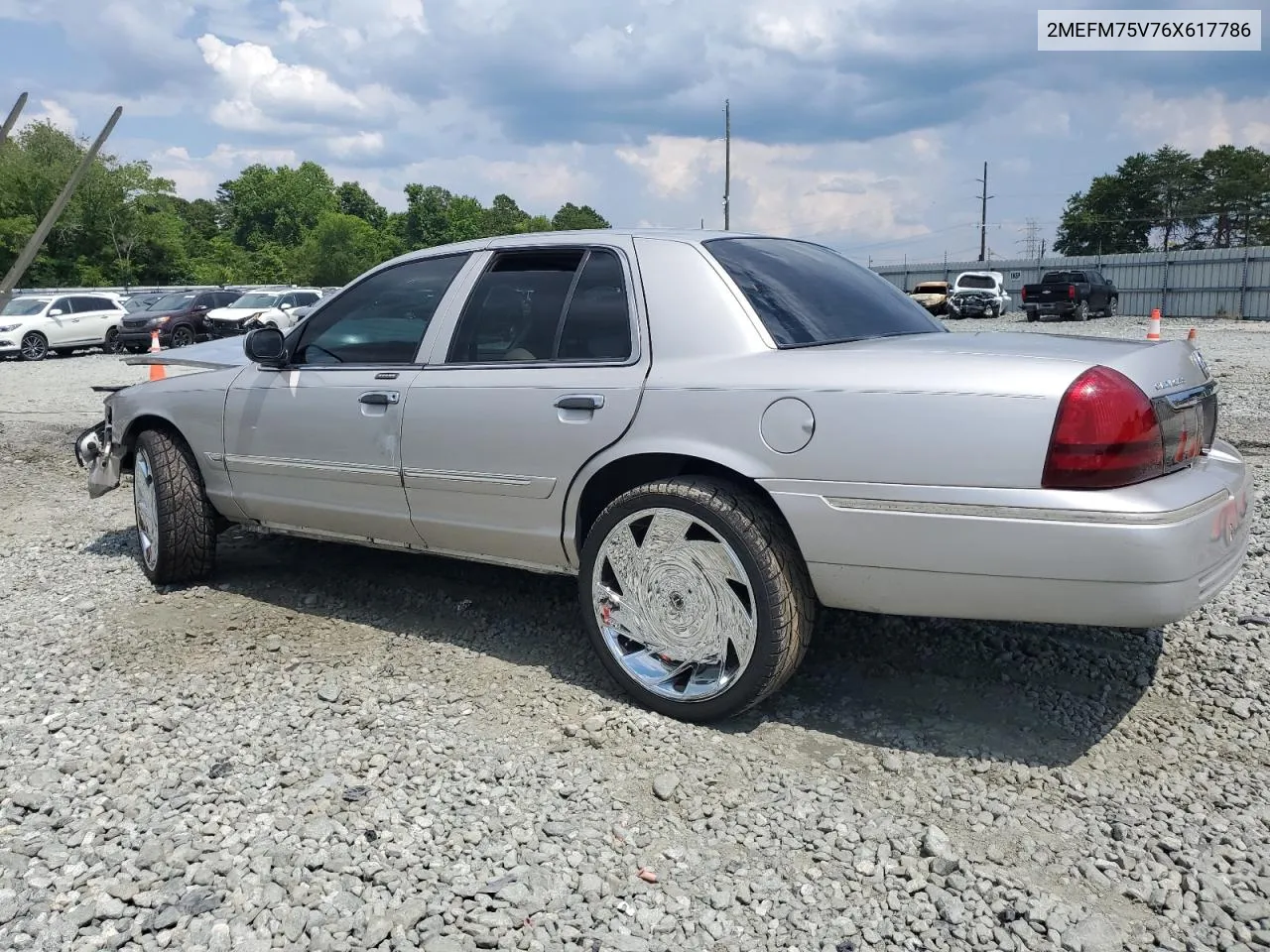 2006 Mercury Grand Marquis Ls VIN: 2MEFM75V76X617786 Lot: 62073544