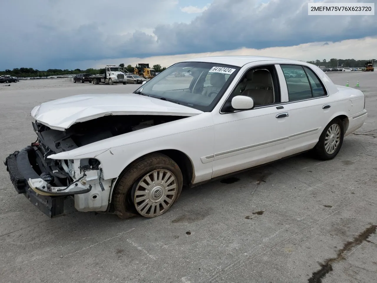 2006 Mercury Grand Marquis Ls VIN: 2MEFM75V76X623720 Lot: 64167424