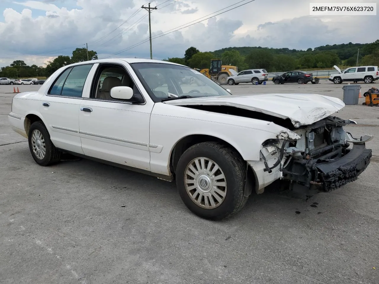 2006 Mercury Grand Marquis Ls VIN: 2MEFM75V76X623720 Lot: 64167424