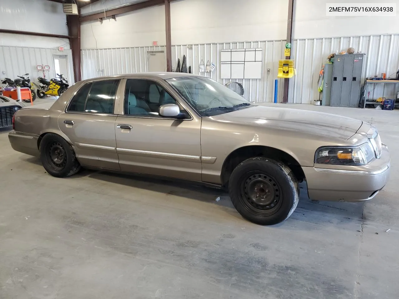 2006 Mercury Grand Marquis Ls VIN: 2MEFM75V16X634938 Lot: 69432234