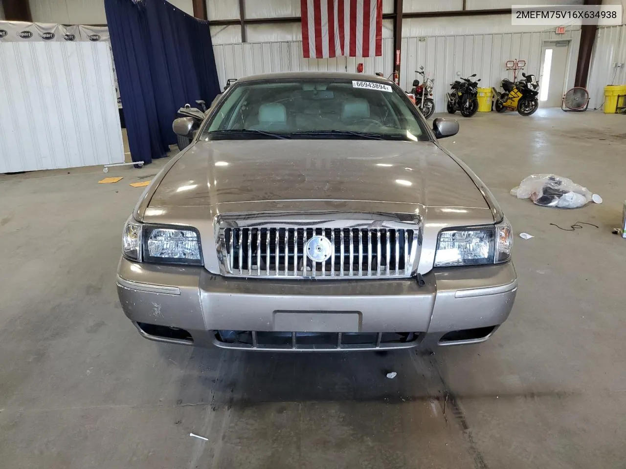 2006 Mercury Grand Marquis Ls VIN: 2MEFM75V16X634938 Lot: 69432234