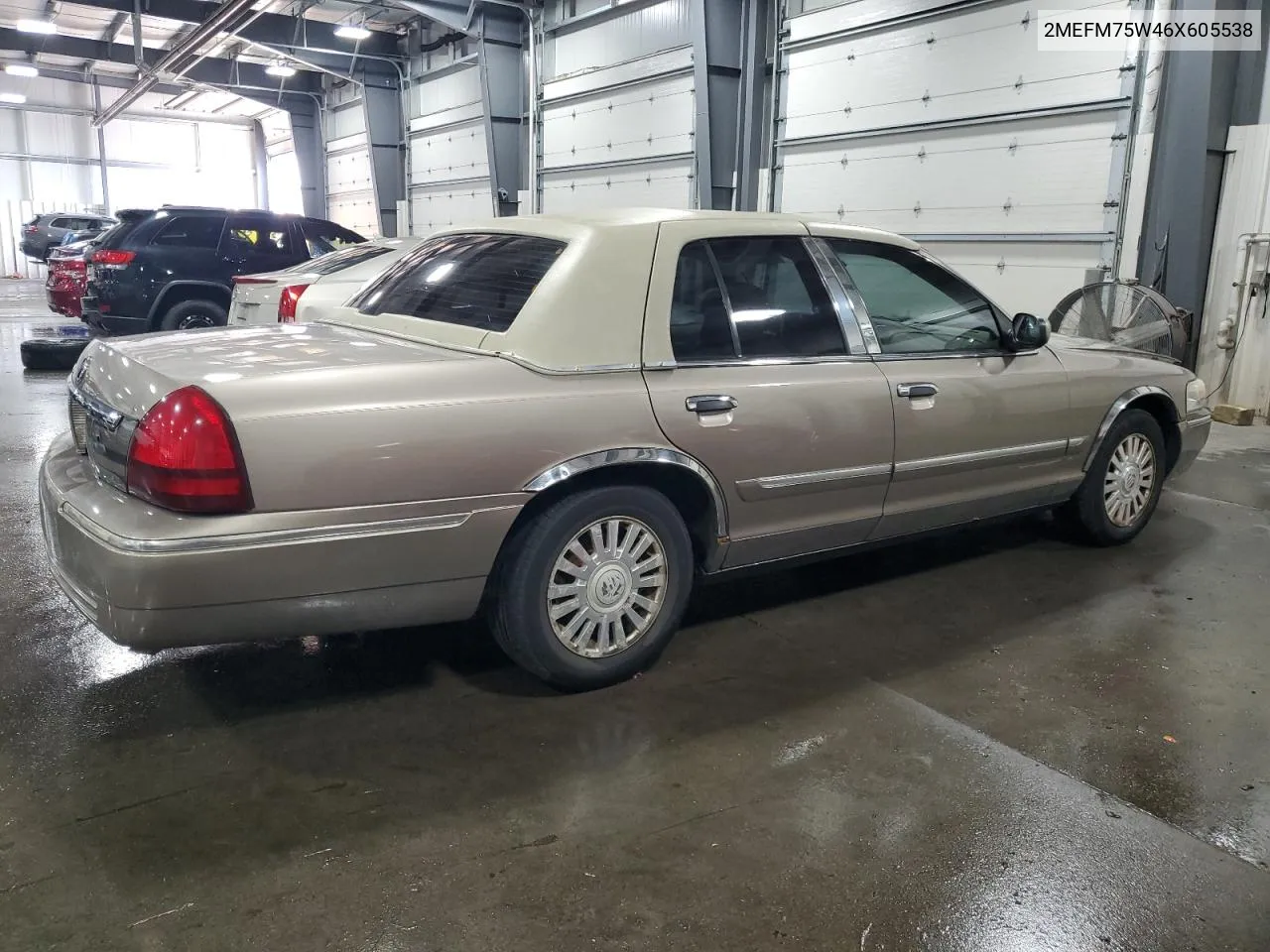 2006 Mercury Grand Marquis Ls VIN: 2MEFM75W46X605538 Lot: 72635004