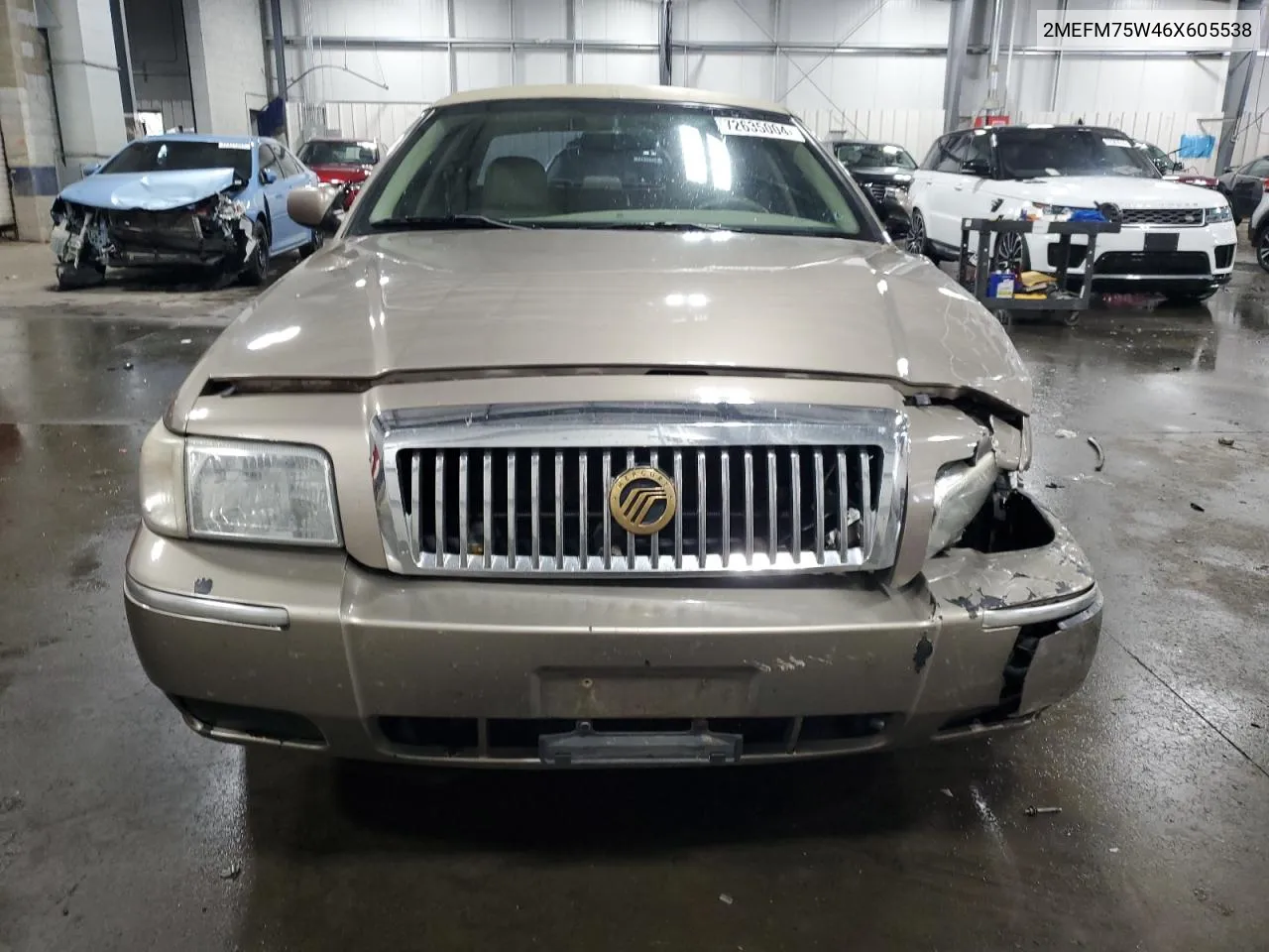 2006 Mercury Grand Marquis Ls VIN: 2MEFM75W46X605538 Lot: 72635004