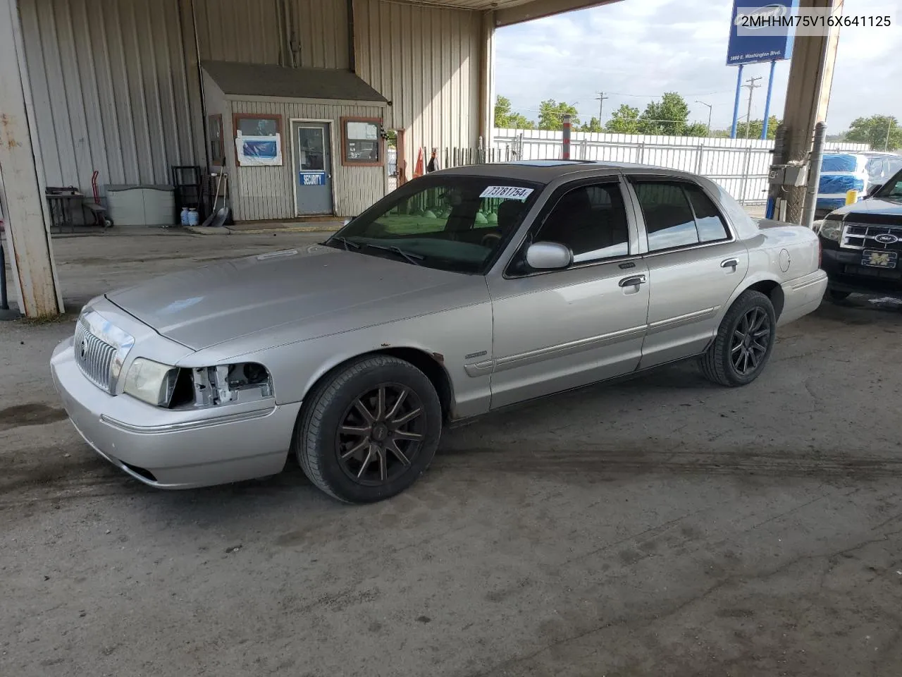 2006 Mercury Grand Marquis Ls VIN: 2MHHM75V16X641125 Lot: 73781754