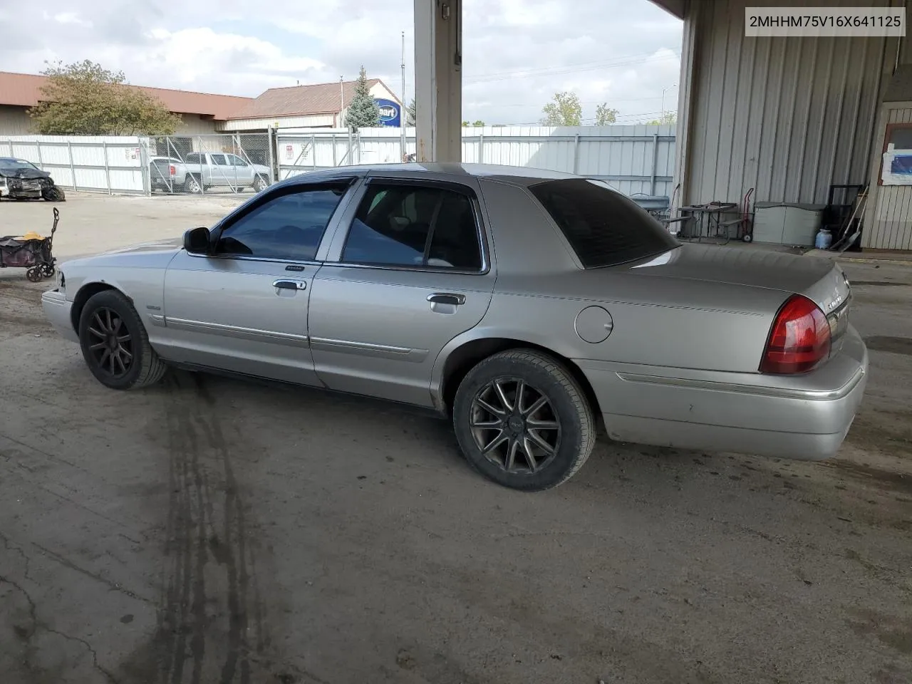 2006 Mercury Grand Marquis Ls VIN: 2MHHM75V16X641125 Lot: 73781754