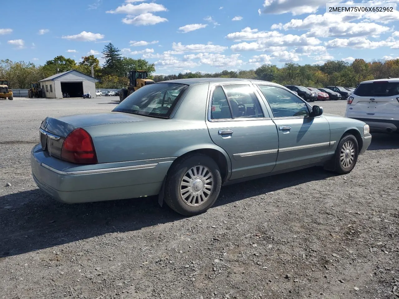 2006 Mercury Grand Marquis Ls VIN: 2MEFM75V06X652962 Lot: 74959974