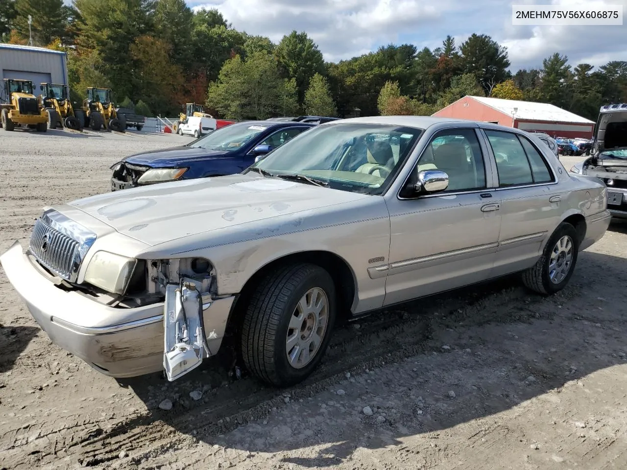 2006 Mercury Grand Marquis Ls VIN: 2MEHM75V56X606875 Lot: 75906504