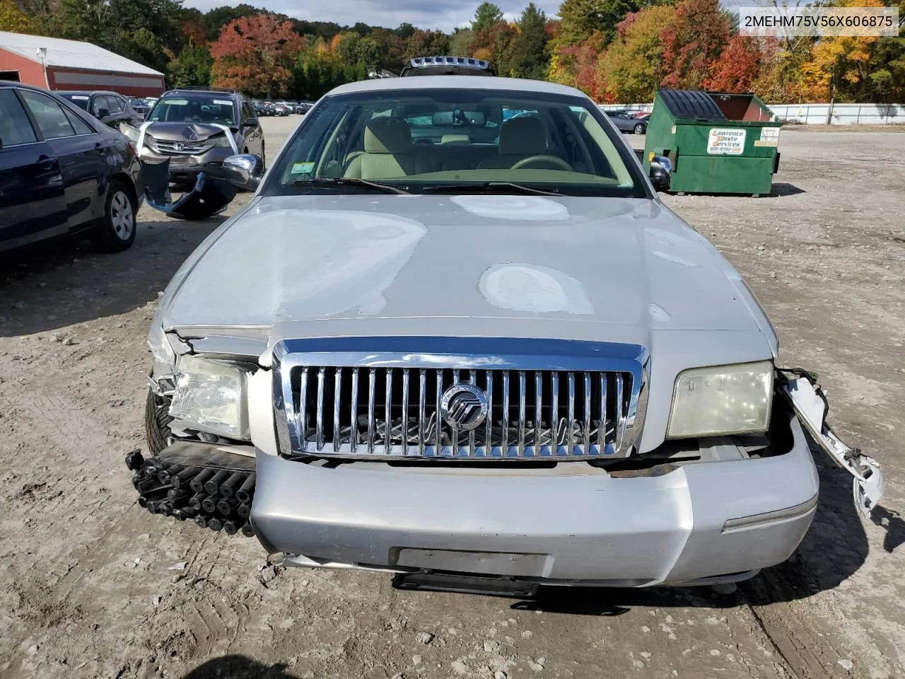 2006 Mercury Grand Marquis Ls VIN: 2MEHM75V56X606875 Lot: 75906504