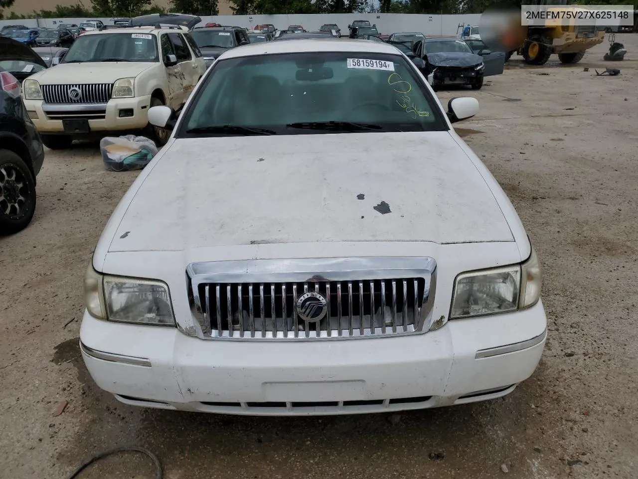 2MEFM75V27X625148 2007 Mercury Grand Marquis Ls