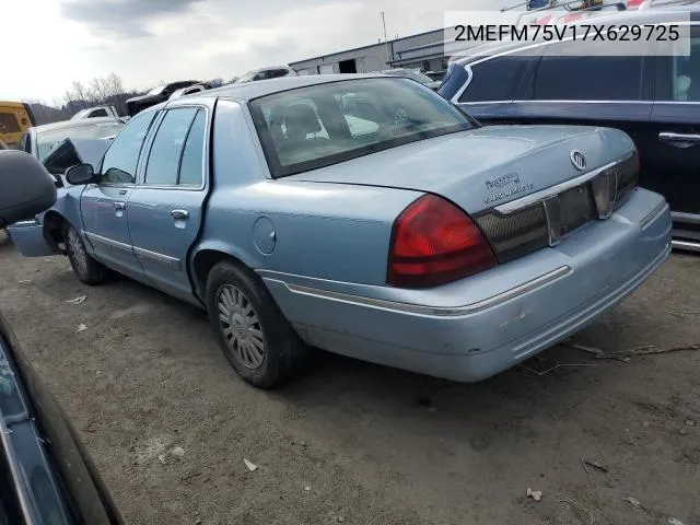 2007 Mercury Grand Marquis Ls VIN: 2MEFM75V17X629725 Lot: 58160624