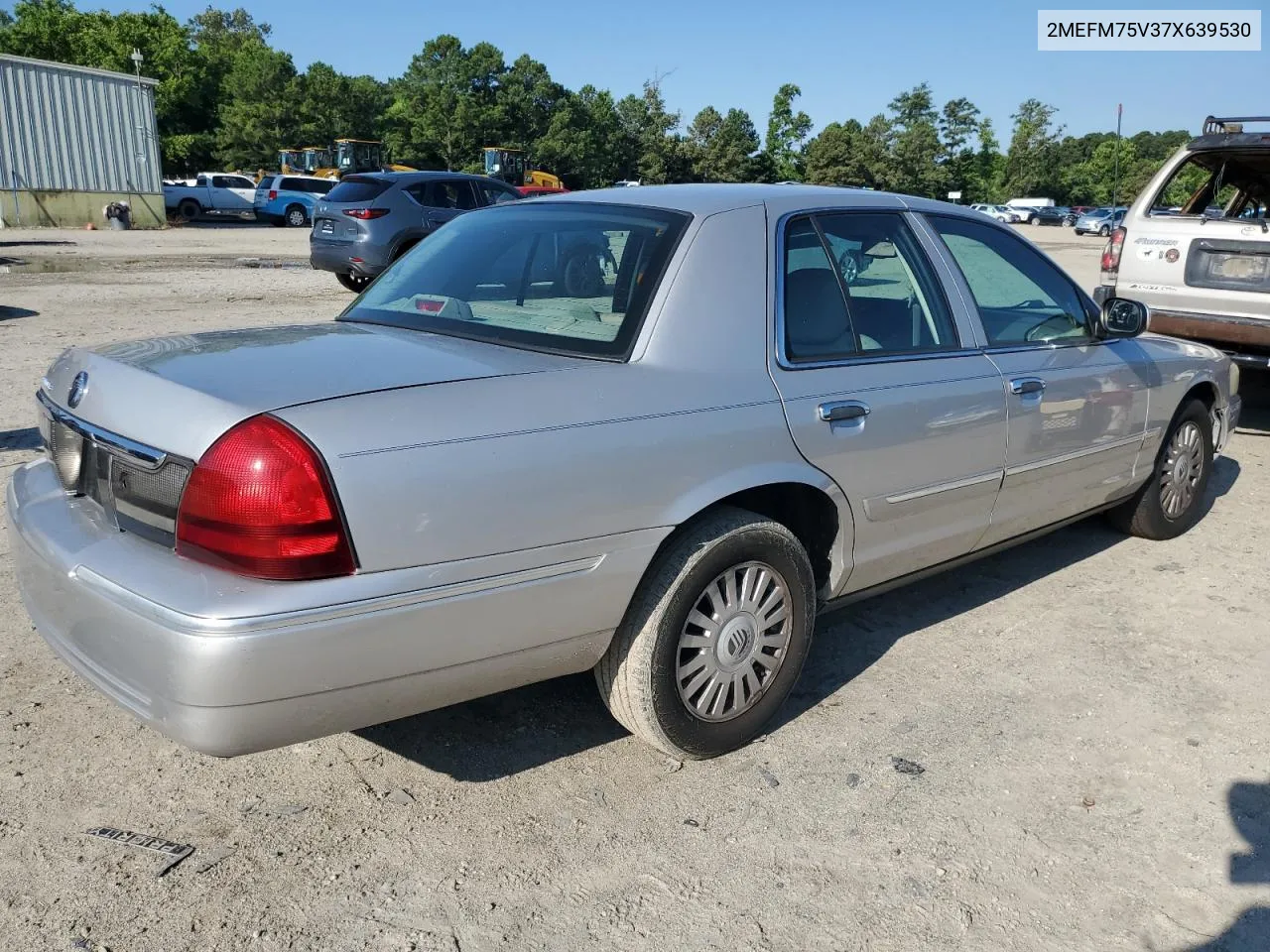 2007 Mercury Grand Marquis Ls VIN: 2MEFM75V37X639530 Lot: 59939054