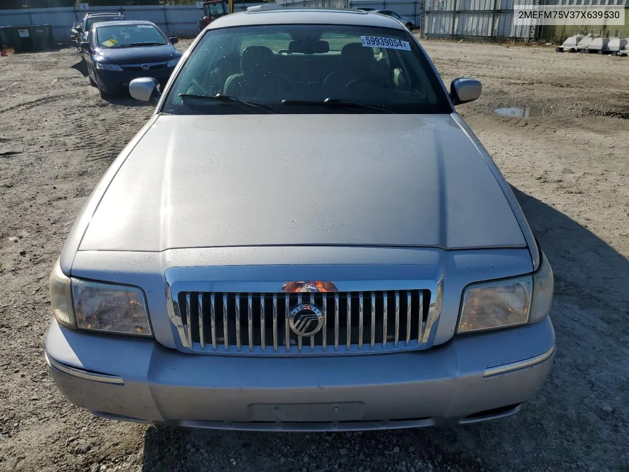 2007 Mercury Grand Marquis Ls VIN: 2MEFM75V37X639530 Lot: 59939054