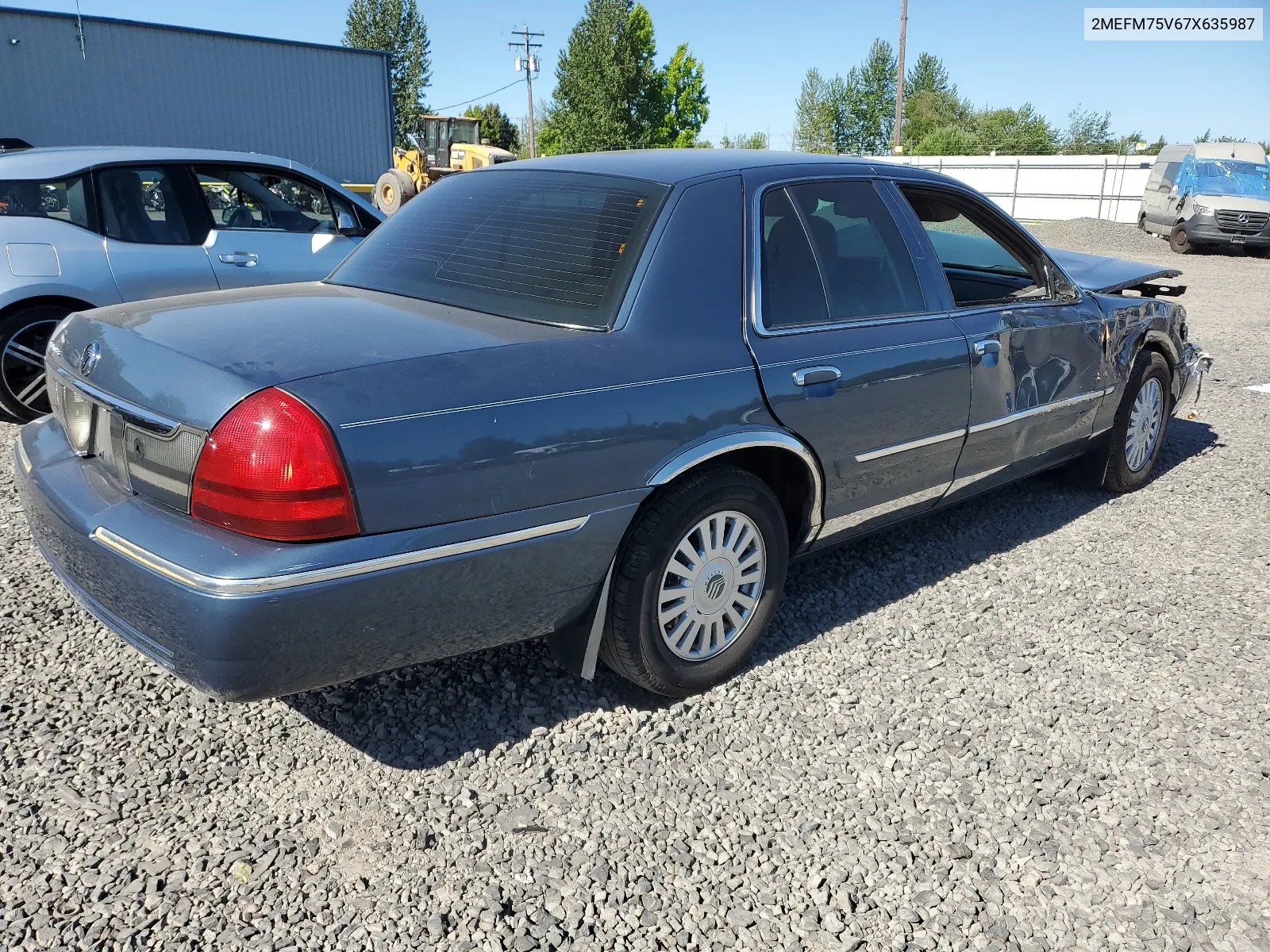 2007 Mercury Grand Marquis Ls VIN: 2MEFM75V67X635987 Lot: 60736194