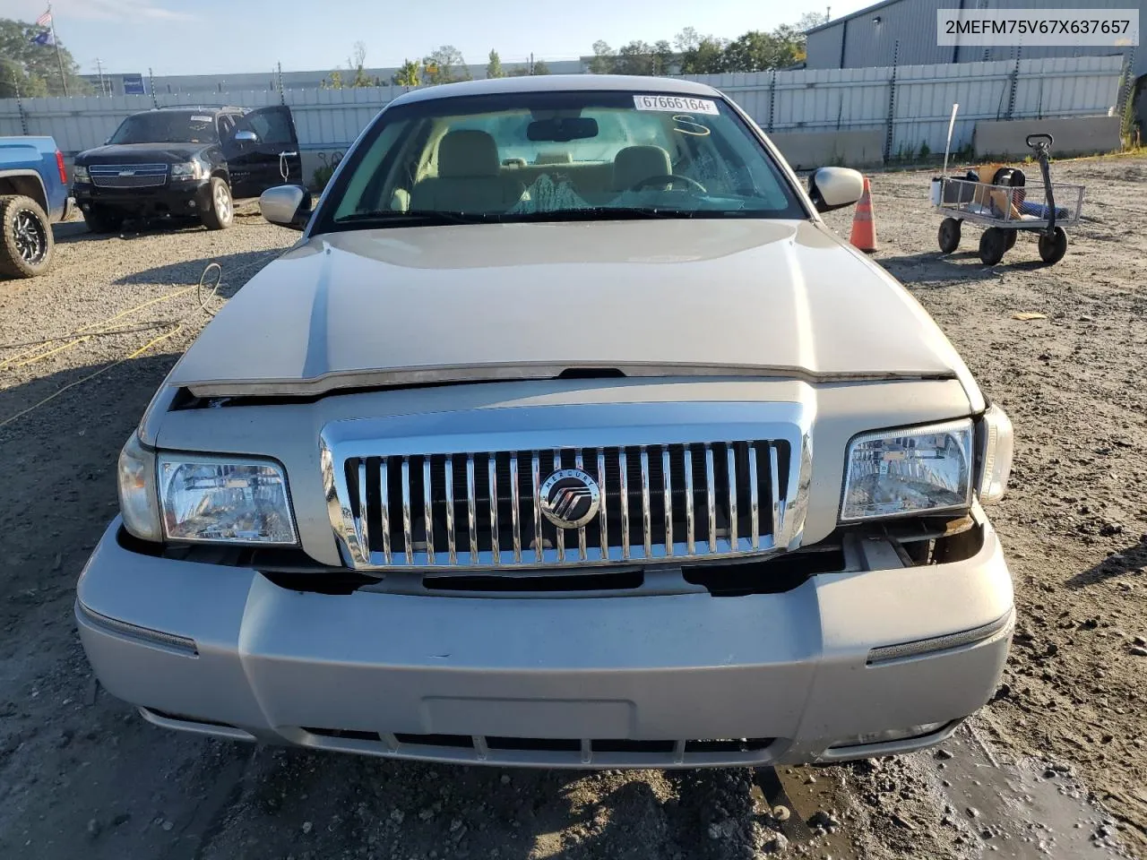 2007 Mercury Grand Marquis Ls VIN: 2MEFM75V67X637657 Lot: 67666164