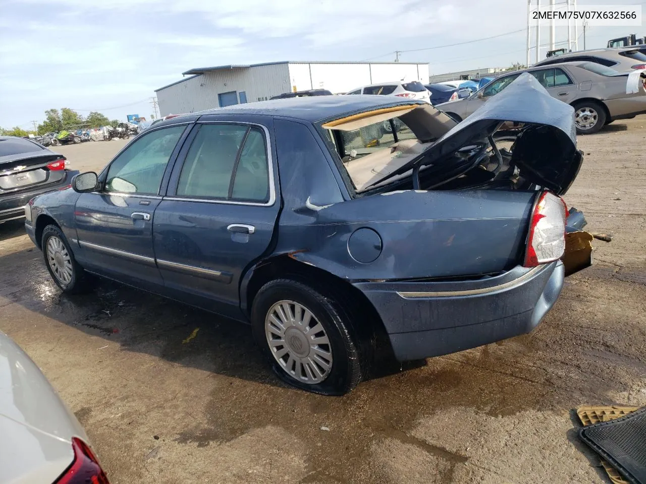 2007 Mercury Grand Marquis Ls VIN: 2MEFM75V07X632566 Lot: 68311134