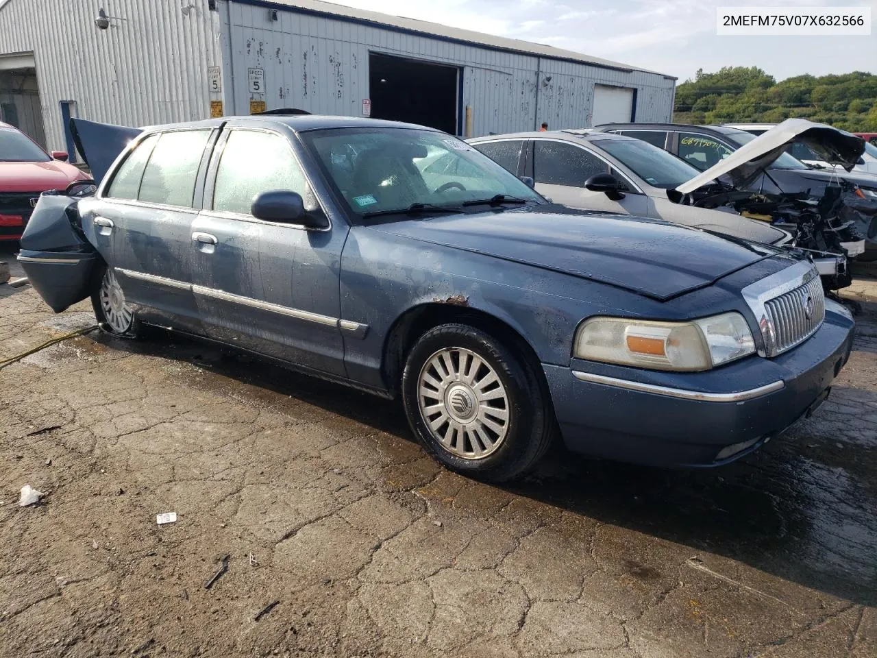 2007 Mercury Grand Marquis Ls VIN: 2MEFM75V07X632566 Lot: 68311134