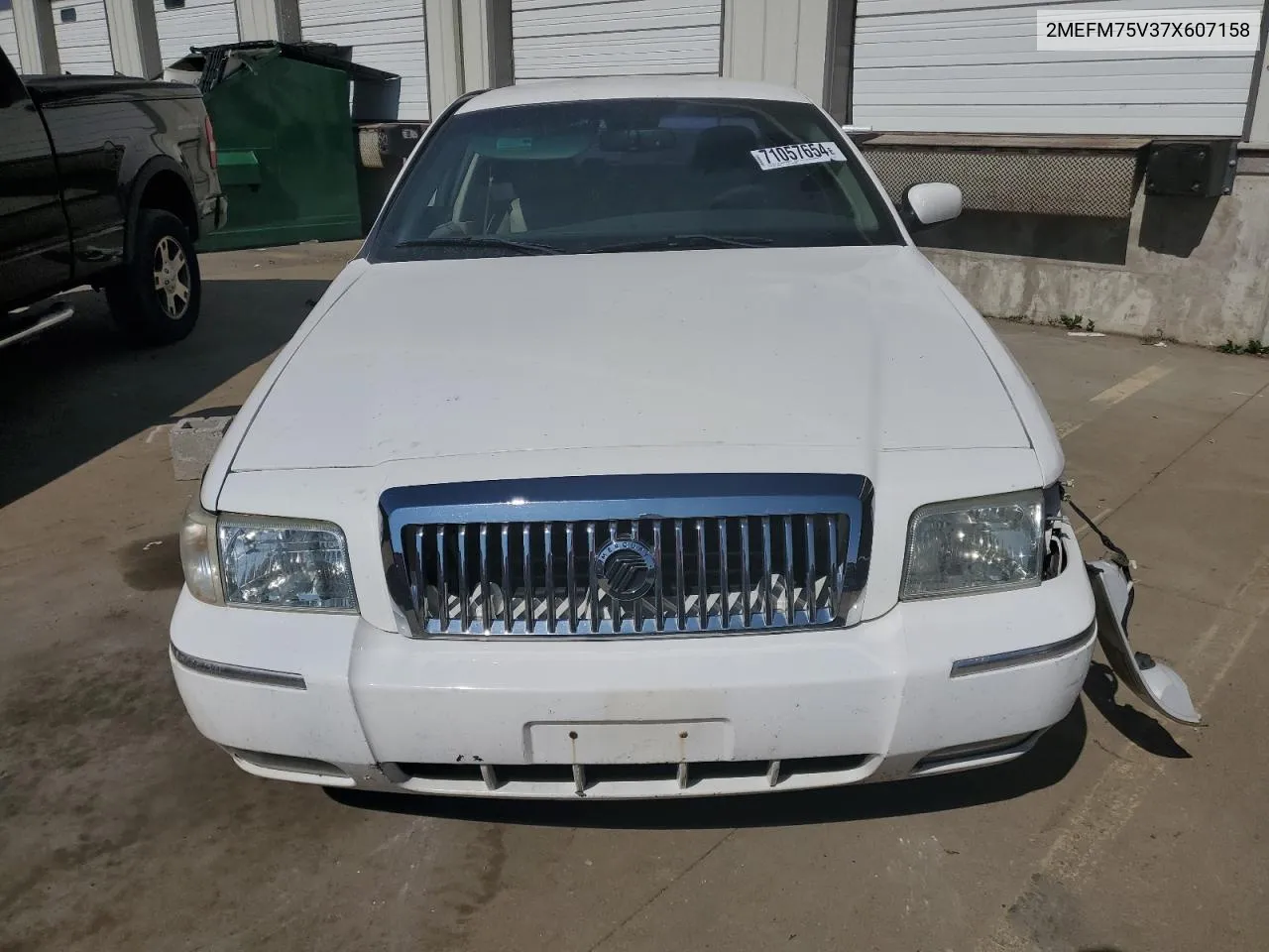 2007 Mercury Grand Marquis Ls VIN: 2MEFM75V37X607158 Lot: 71057654