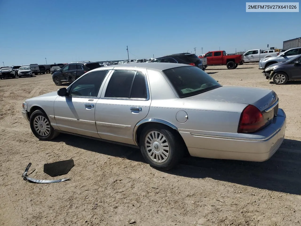 2007 Mercury Grand Marquis Ls VIN: 2MEFM75V27X641026 Lot: 73199694