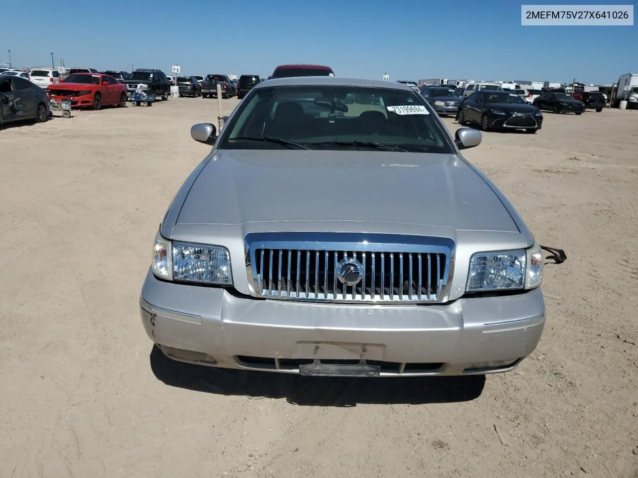 2007 Mercury Grand Marquis Ls VIN: 2MEFM75V27X641026 Lot: 73199694