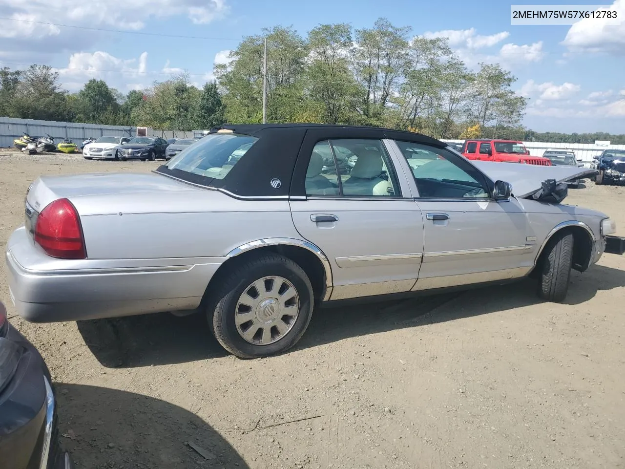 2007 Mercury Grand Marquis Ls VIN: 2MEHM75W57X612783 Lot: 73927374