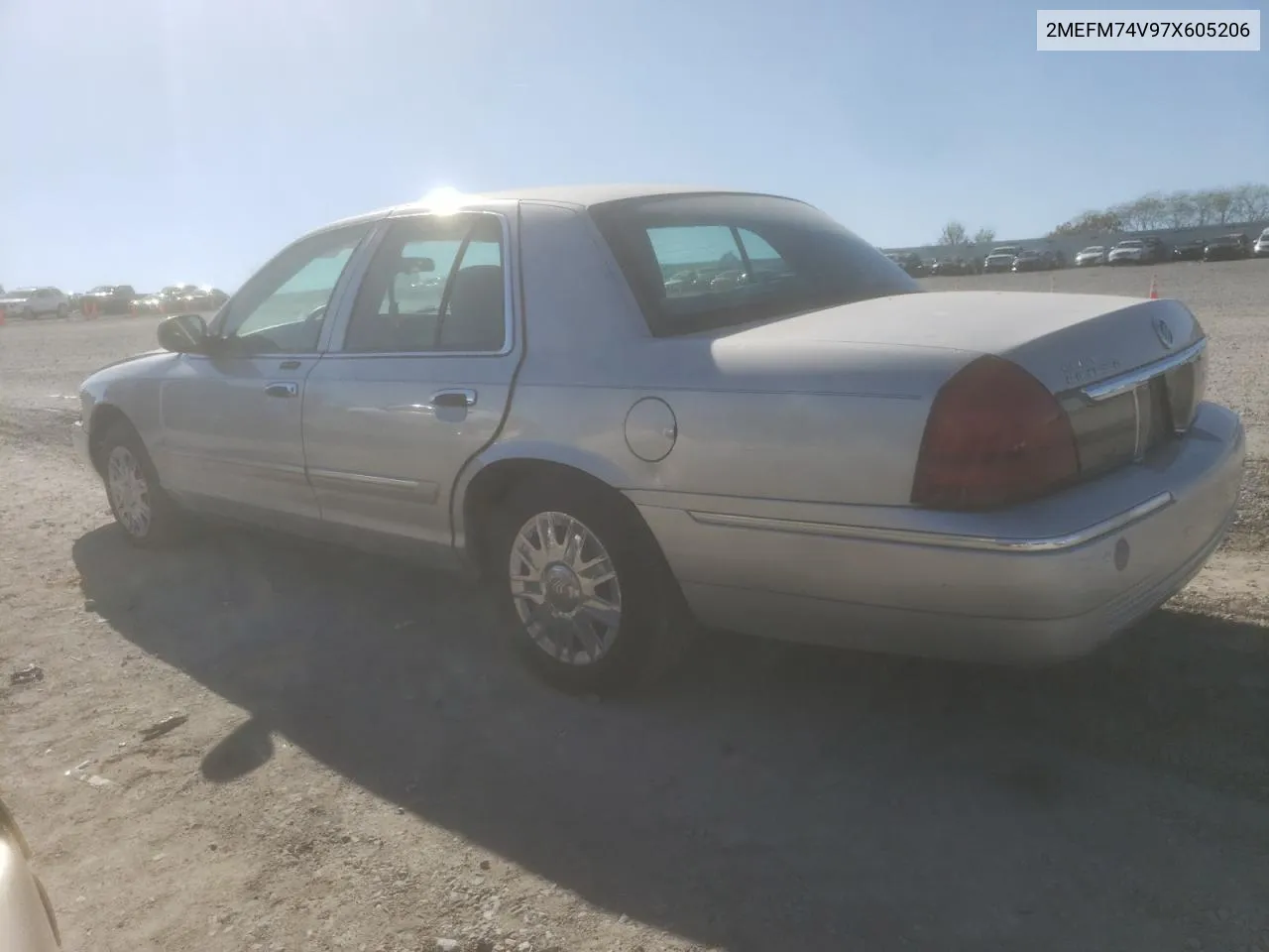 2007 Mercury Grand Marquis Gs VIN: 2MEFM74V97X605206 Lot: 74077483