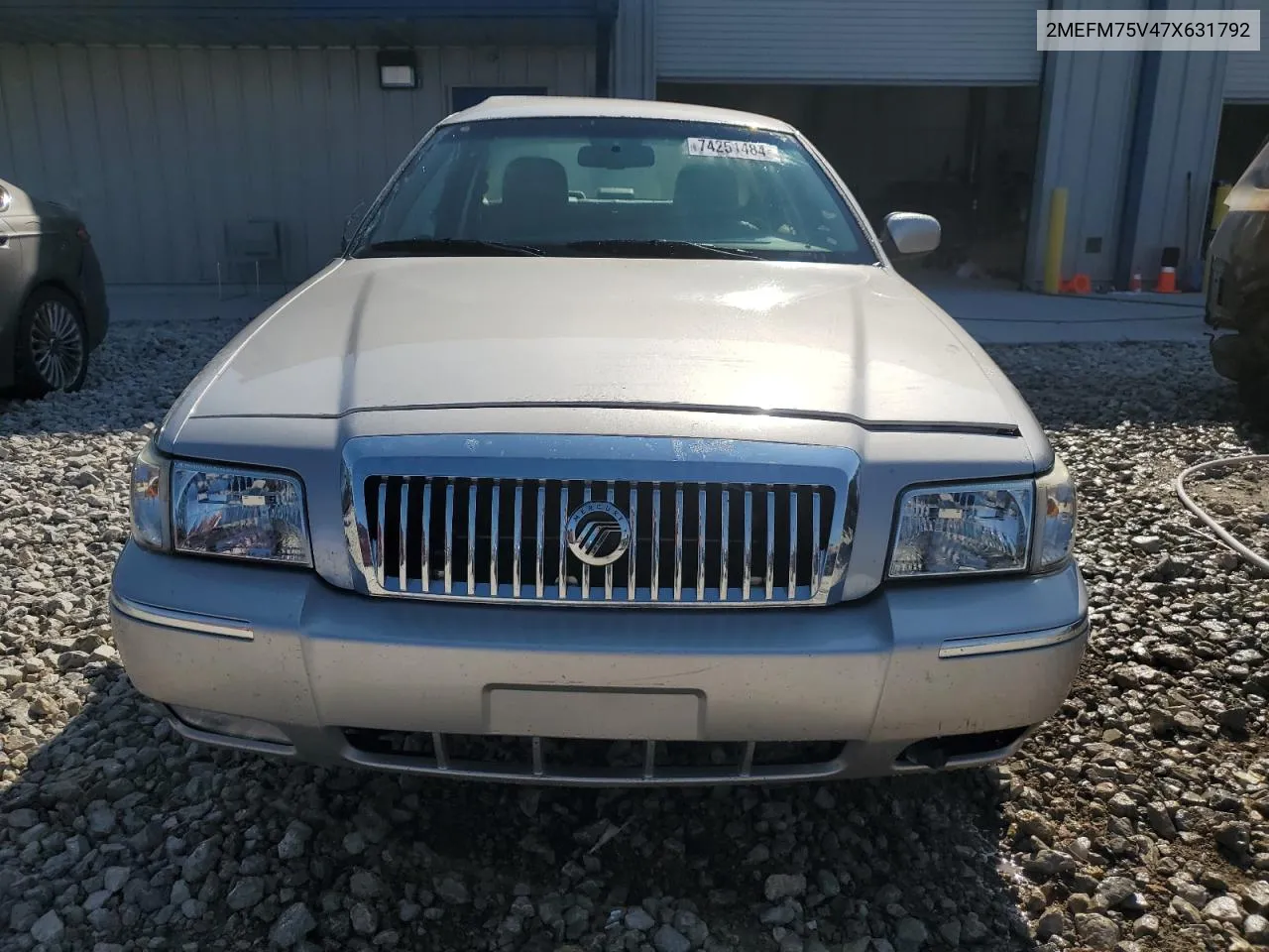 2007 Mercury Grand Marquis Ls VIN: 2MEFM75V47X631792 Lot: 74251484