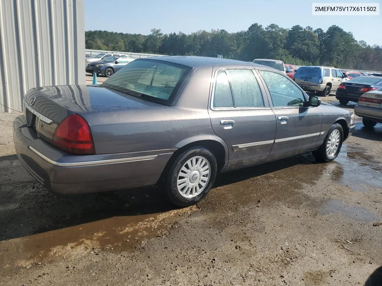 2007 Mercury Grand Marquis Ls VIN: 2MEFM75V17X611502 Lot: 74444304