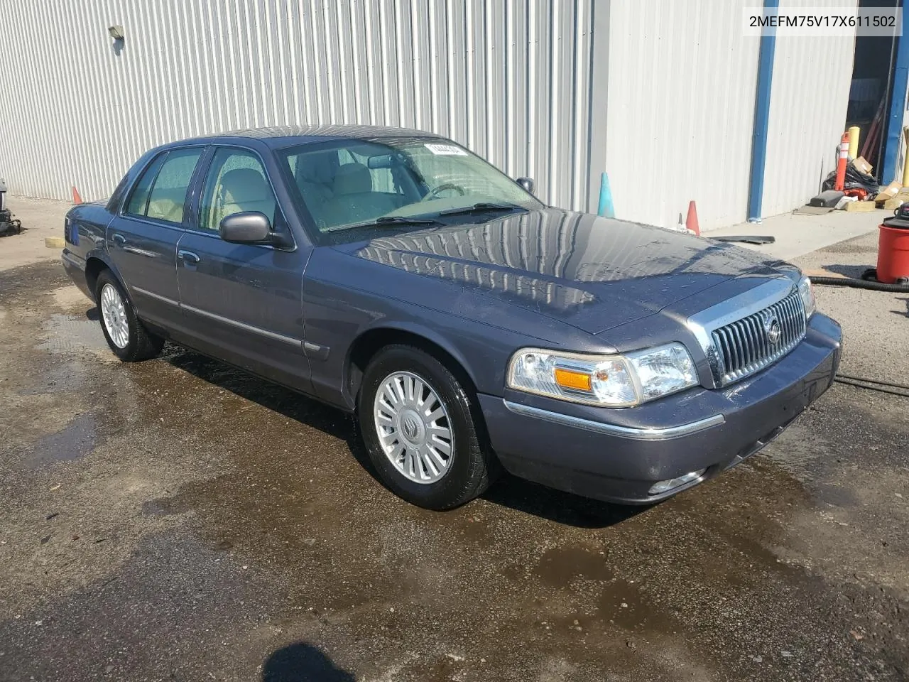 2007 Mercury Grand Marquis Ls VIN: 2MEFM75V17X611502 Lot: 74444304