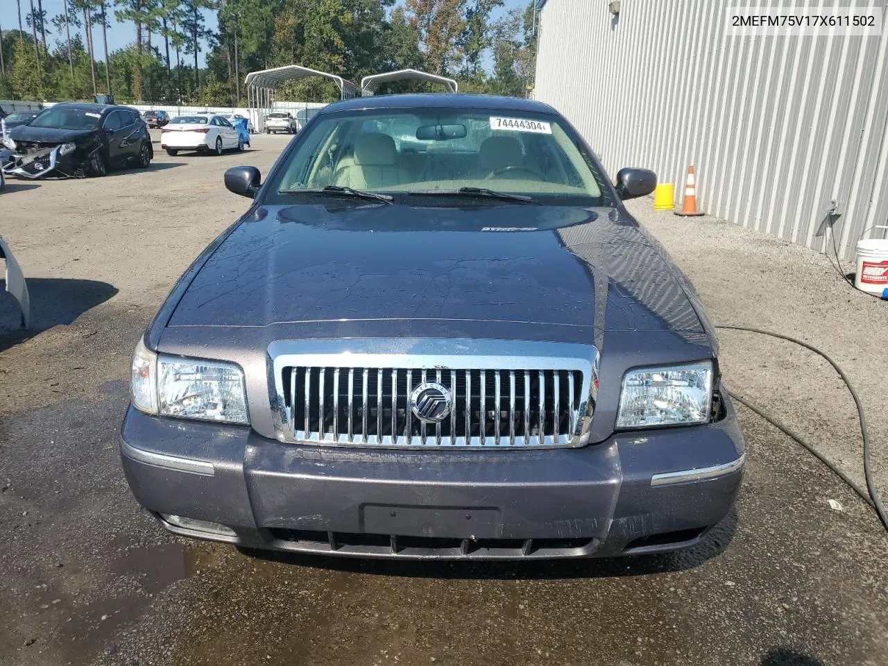 2007 Mercury Grand Marquis Ls VIN: 2MEFM75V17X611502 Lot: 74444304