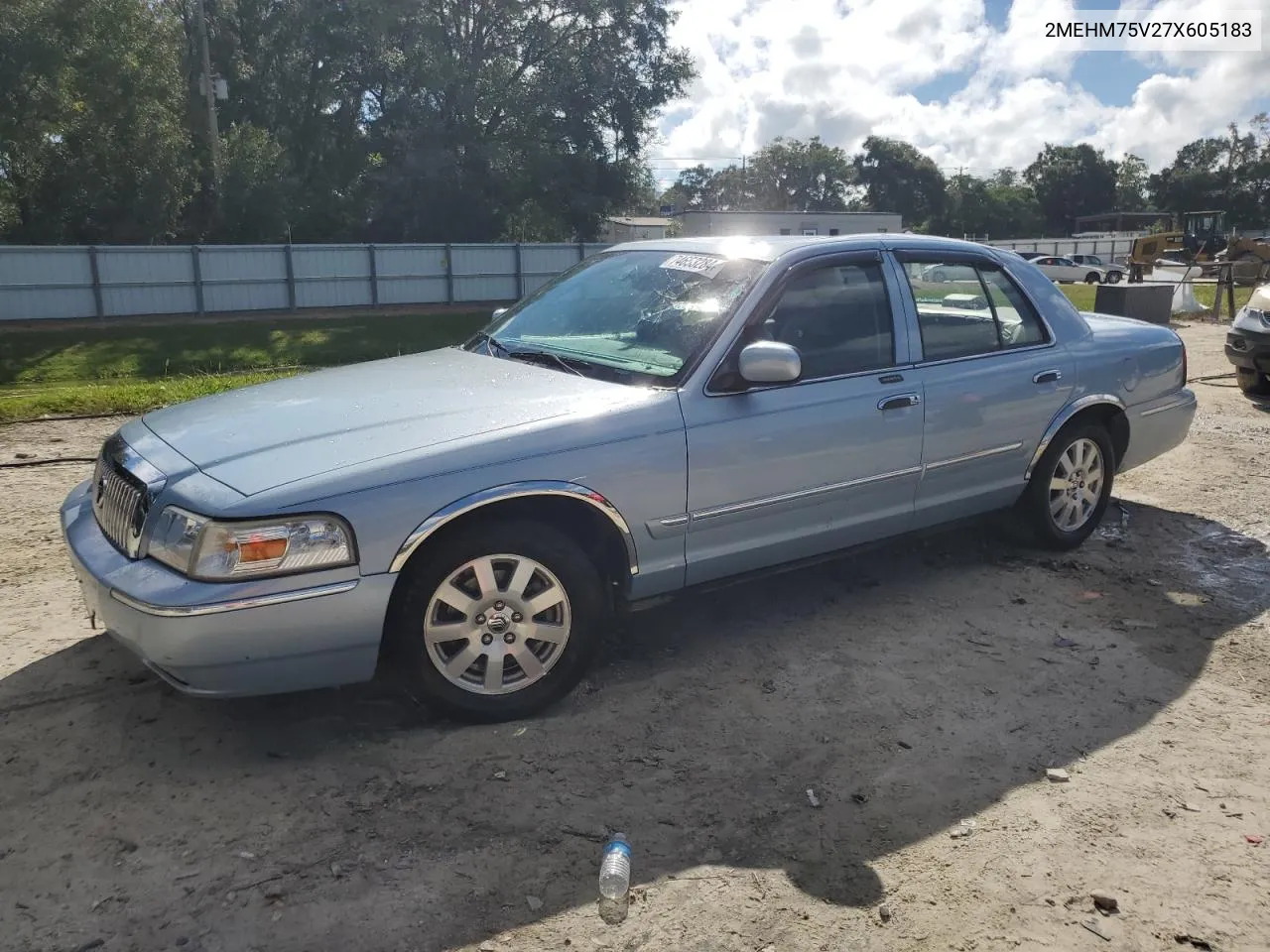 2007 Mercury Grand Marquis Ls VIN: 2MEHM75V27X605183 Lot: 74653284