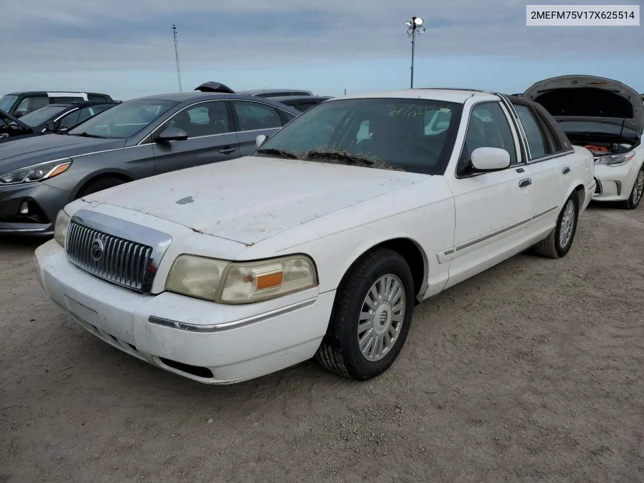 2007 Mercury Grand Marquis Ls VIN: 2MEFM75V17X625514 Lot: 74962024