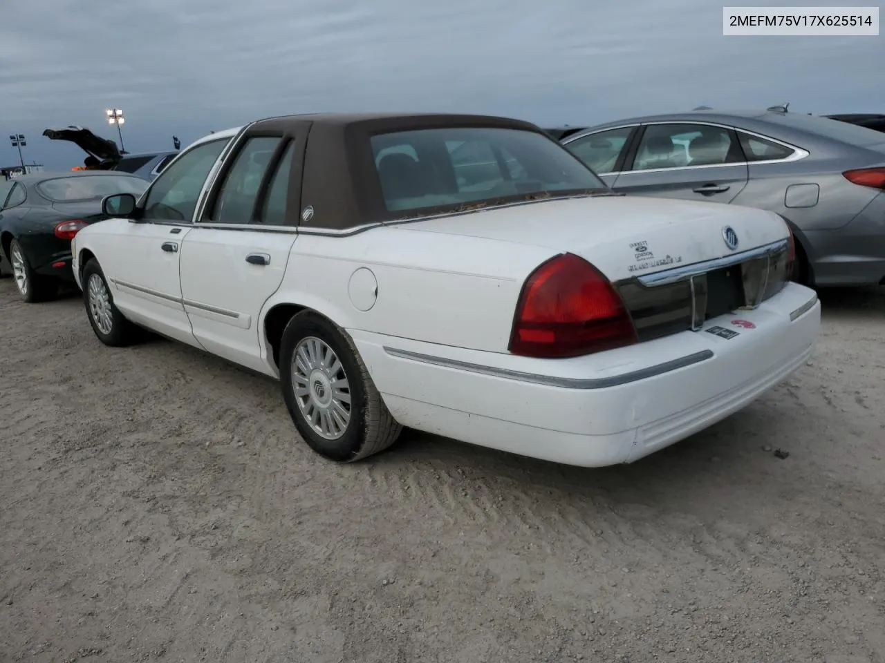 2007 Mercury Grand Marquis Ls VIN: 2MEFM75V17X625514 Lot: 74962024