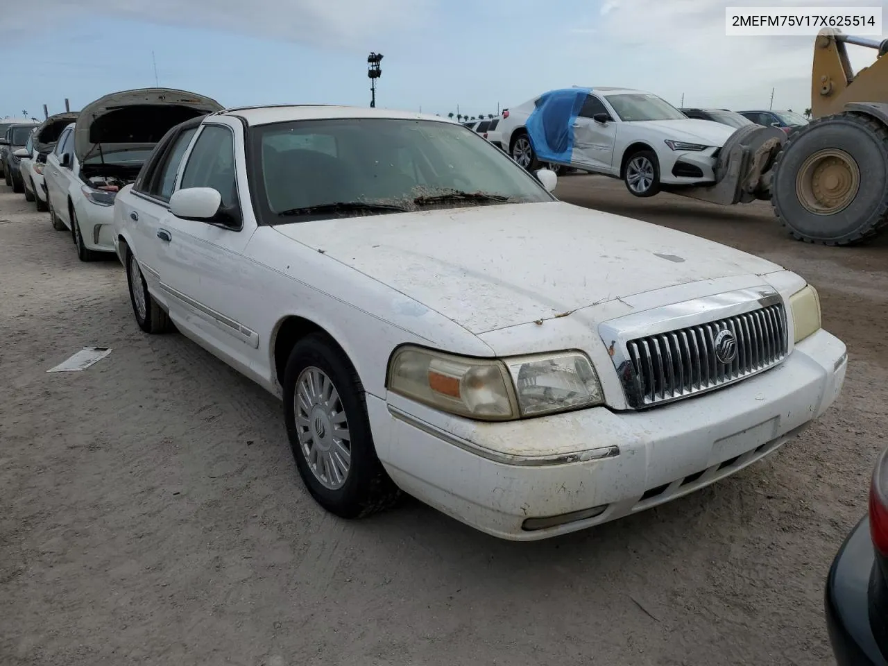 2007 Mercury Grand Marquis Ls VIN: 2MEFM75V17X625514 Lot: 74962024