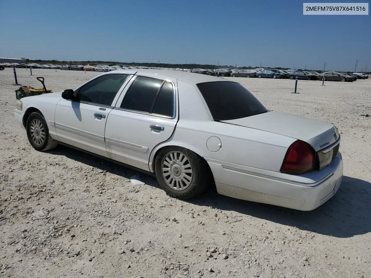 2007 Mercury Grand Marquis Ls VIN: 2MEFM75V87X641516 Lot: 75110484