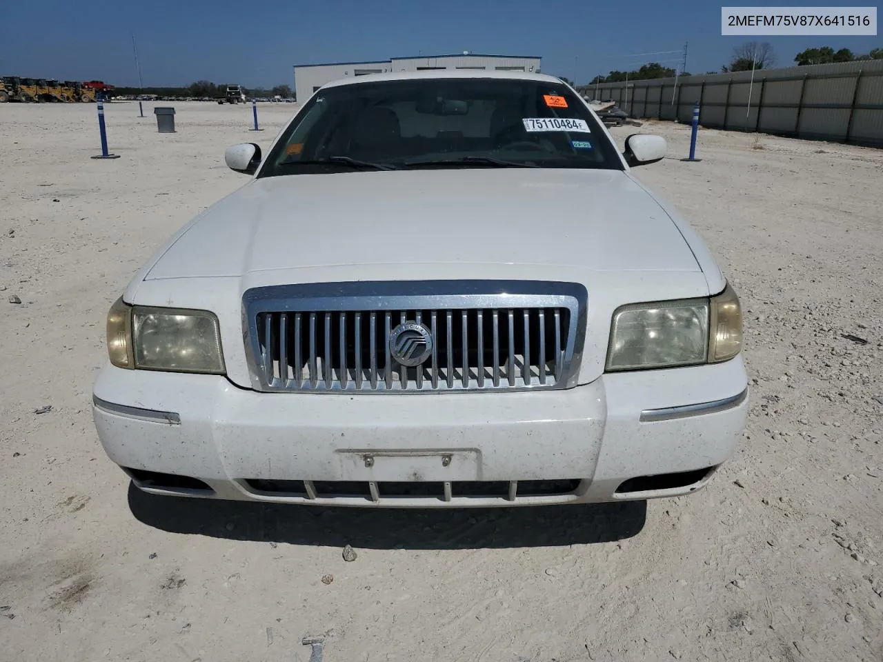 2007 Mercury Grand Marquis Ls VIN: 2MEFM75V87X641516 Lot: 75110484