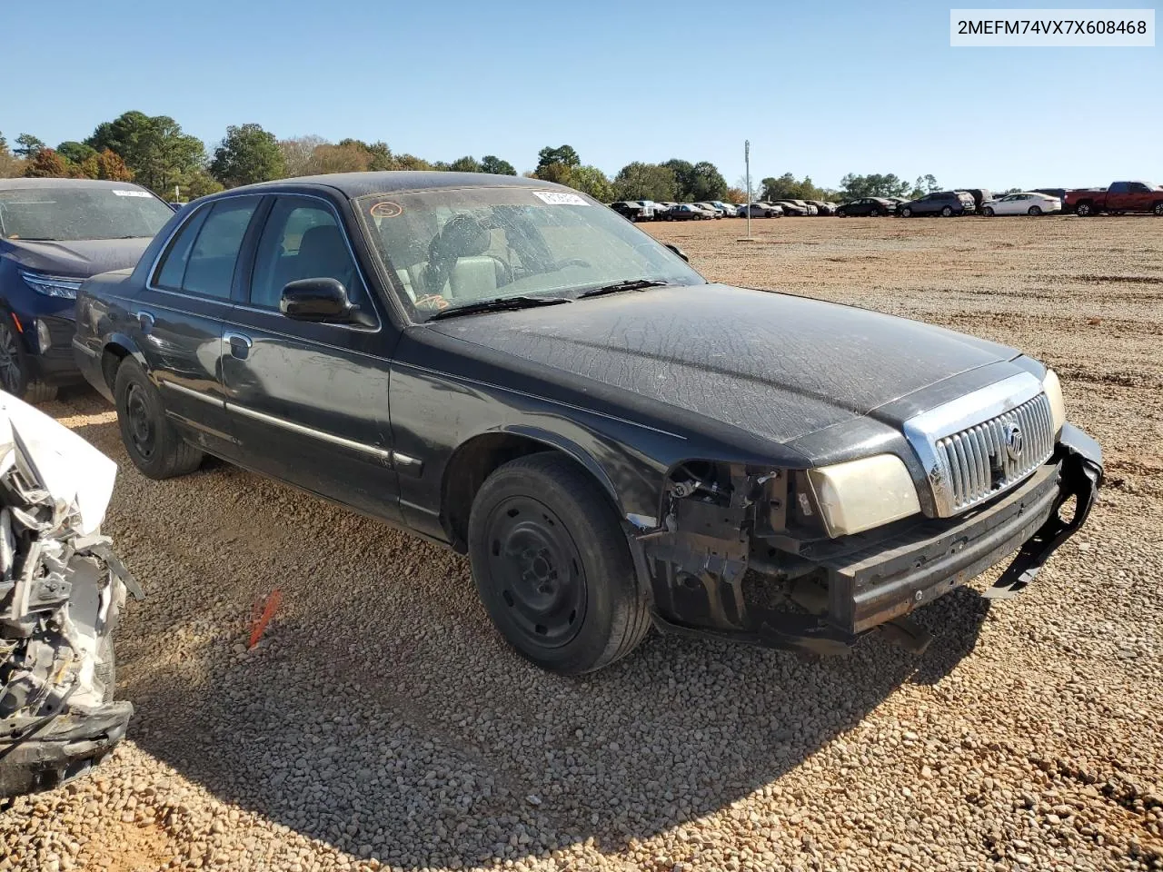 2007 Mercury Grand Marquis Gs VIN: 2MEFM74VX7X608468 Lot: 76126434